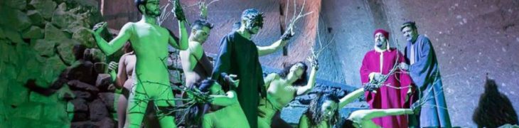 L'Inferno di Dante del Tappeto Volante al Museo del Sottosuolo di Napoli