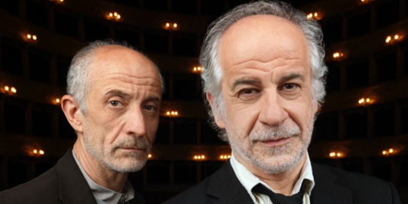 Peppe e Toni Servillo in scena al Teatro Diana di Napoli con La parola canta