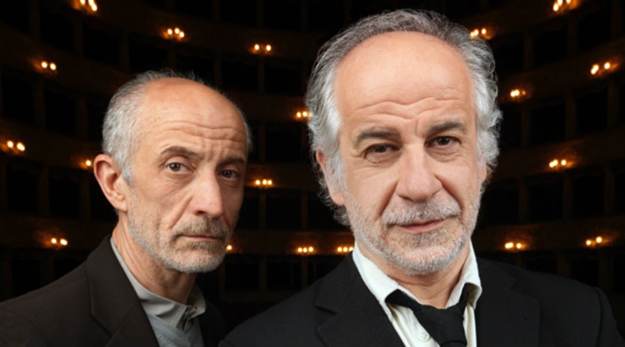 Peppe e Toni Servillo no Teatro Diana em Nápoles com La palavra canta