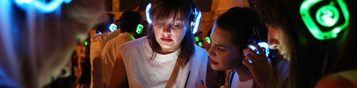 Silent Party con le cuffie wireless