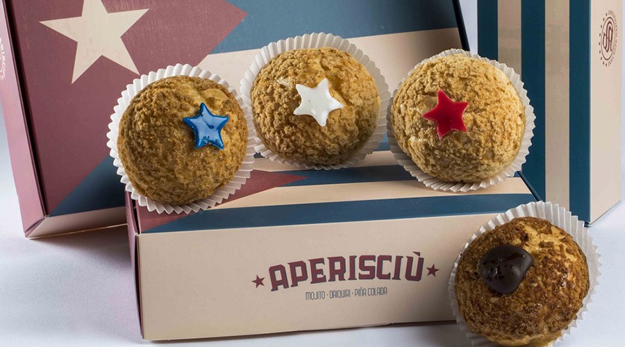 aperisciu, sweet of dry pastry for the 2018 carnival in Naples