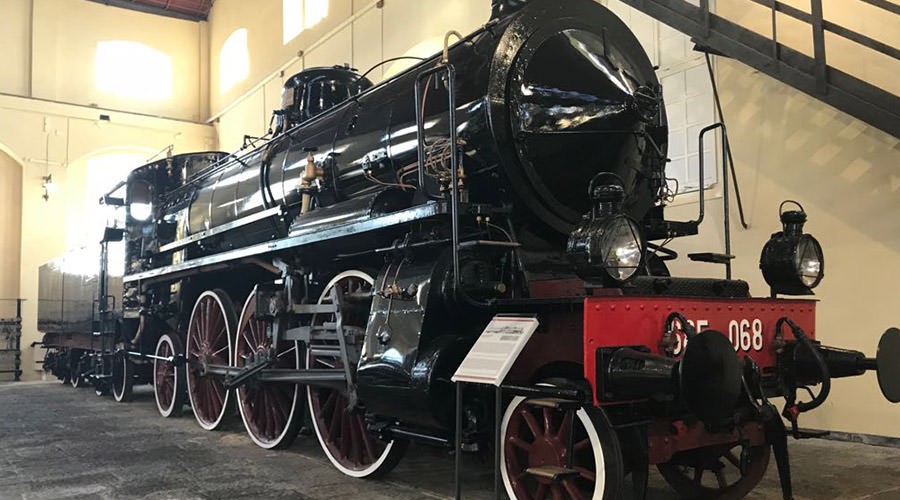 Locomotive in the Pietrarsa Museum