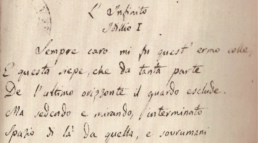 Find unpublished pages of Leopardi at the National Library of Naples ...