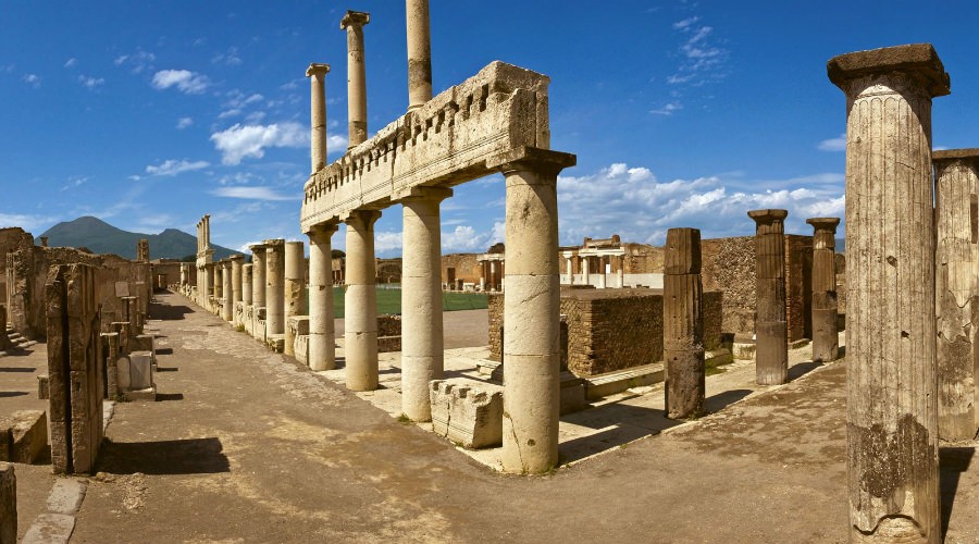 Escavações do Parque Arqueológico de Pompeia