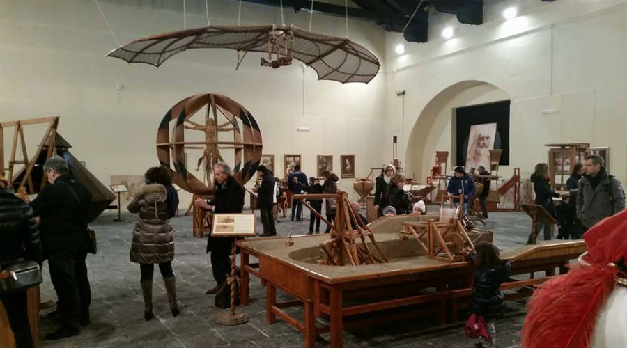 Leonardo da Vinci in mostra a Sorrento con le opere e le invenzioni funzionanti