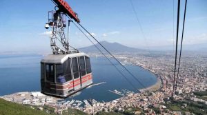 Faito Seilbahn, die Rennen werden mit dem Projekt der neuen Piazzale fortgesetzt