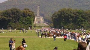 カゼルタ宮殿の公園