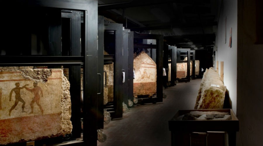 Depositi del Museo di Paestum