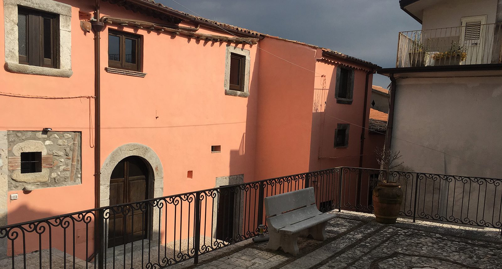 Pueblo de Lorenzello en Campania