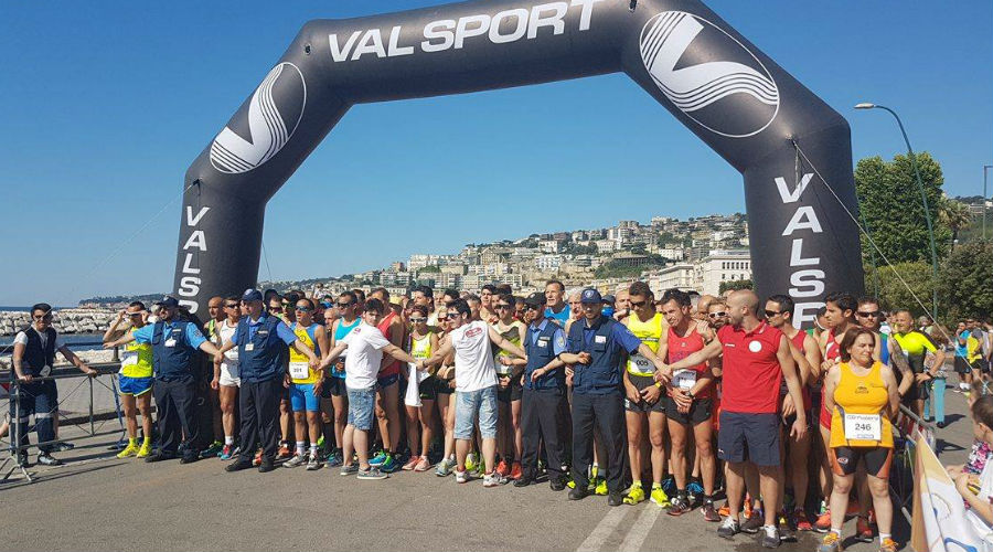 Carrera en el paseo marítimo