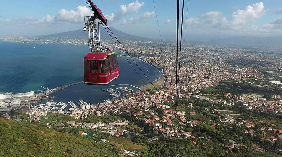 Faito-Seilbahn, Zeiten 2. und 3. Juni 2018