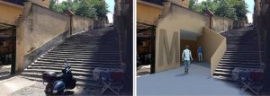 Metro Materdei prima e dopo