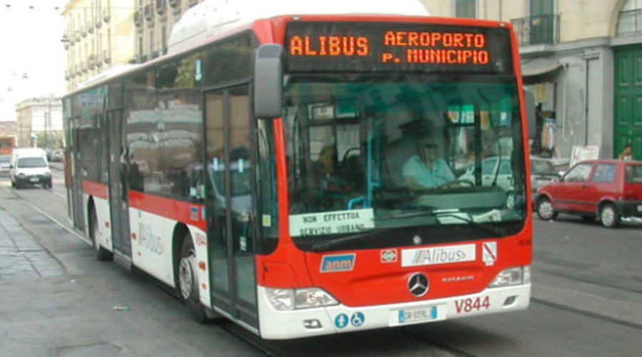 Fermata nuova a Mergellina per l'Alibus a Napoli