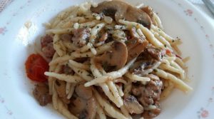 Trofie e funghi