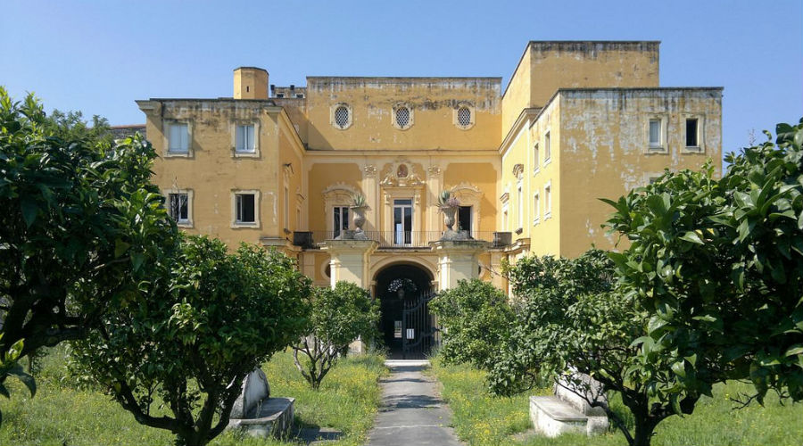 Outdoor cinema in Ercolano