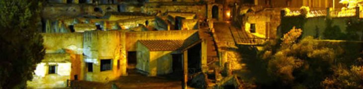 Ercolano di notte