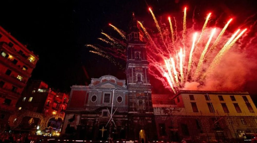 Festival Carmine en Nápoles