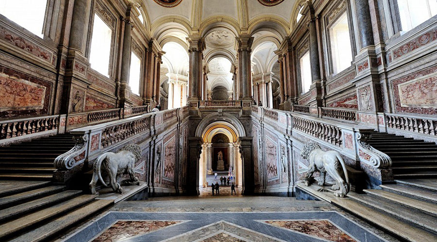 Palais Royal de Caserte, entrée l'après-midi à 3 euro pour les appartements historiques