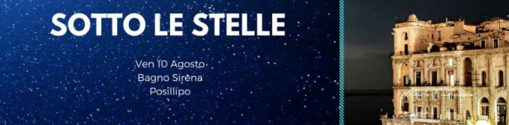 bagno sirena sotto le stelle
