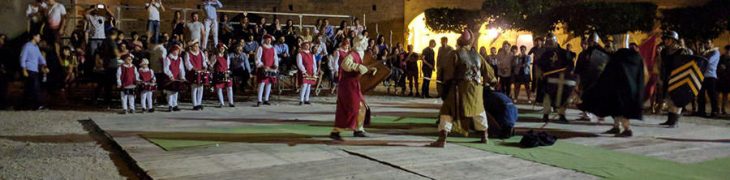 Rievocazione Lumina in Castro al Castello Lancellotti di Lauro