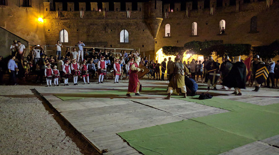 Lumina Nachstellung in Castro im Lancellotti Schloss von Lauro