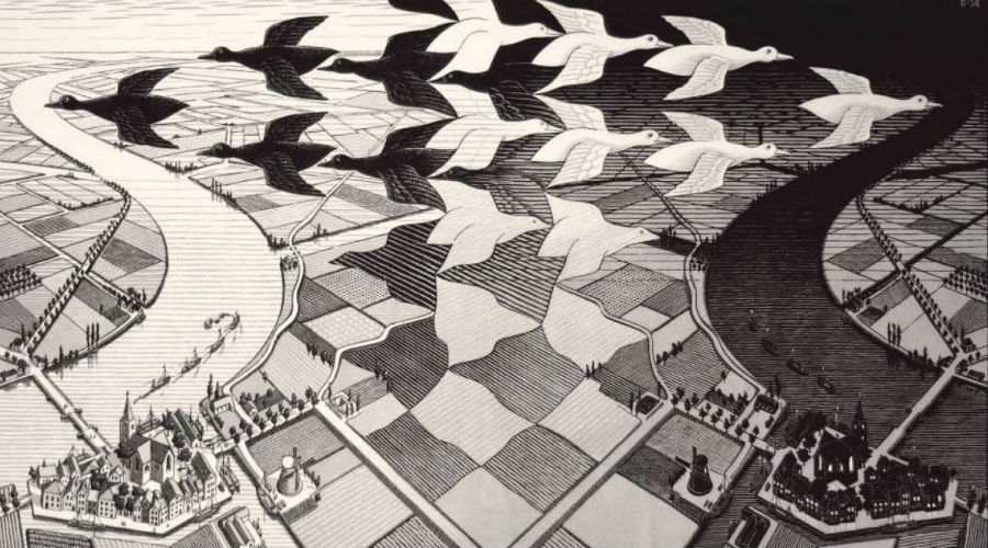 Escher-Ausstellung in der PAN von Neapel