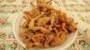 fried frogs