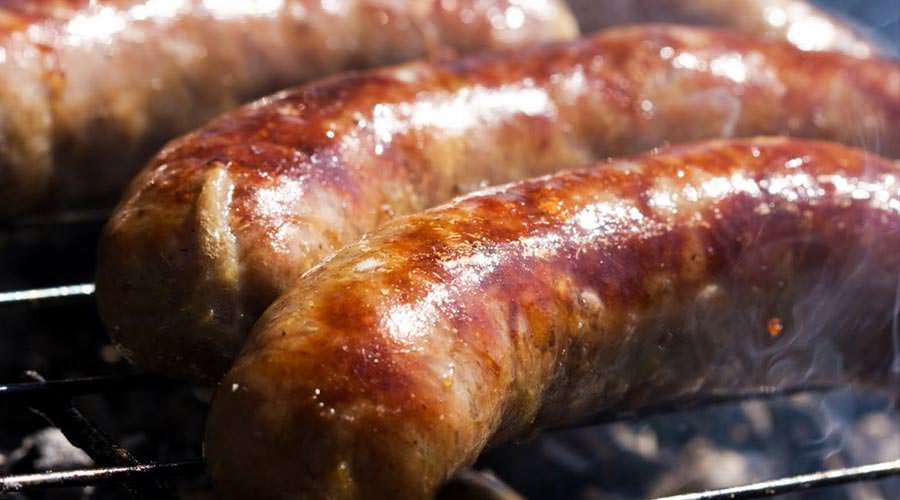 Grilled sausages