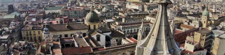 Panorama di Napoli dal tetto del Duomo
