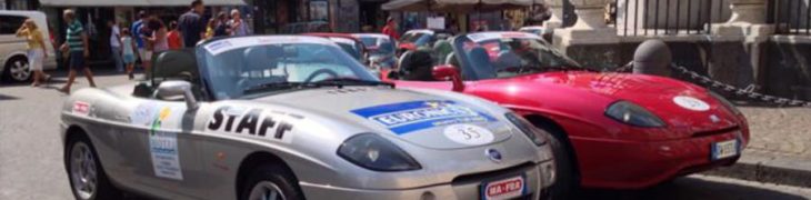 Fiat Barchetta a Napoli per un raduno