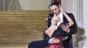 The lady of the camellias staged at the Teatro San Carlo in Naples