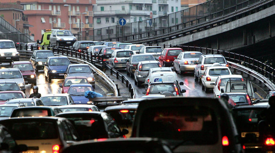 Trafic à Naples