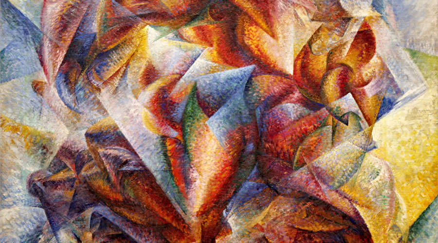 El marco del futurismo de Boccioni