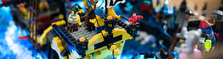 Brikmania, piratas creados con lego.