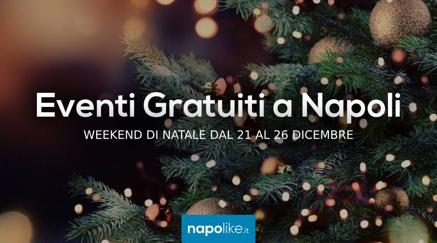 Free events in Naples at 2018 Christmas