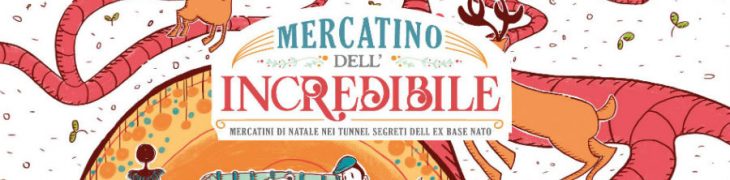 Locandina dei Mercatini di Natale a Bagnoli a Napoli