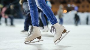 Ice skating