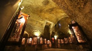 Sherlock Holmes im Museum der U-Bahn in Neapel