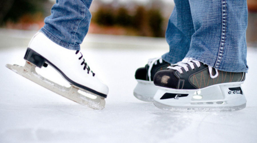 Ice skating