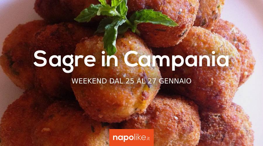 Sagre in Campania nel weekend dal 25 al 27 gennaio 2019