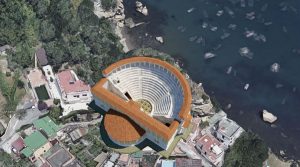 Roman theater of Miseno from above