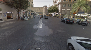 Dispositivo di traffico temporaneo in via Depretis/Piazza Municipio a Napoli per lavori