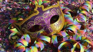 Sozialer Karneval des historischen Zentrums 2019 in Neapel: "Vir bbuon - miettete 'e llente"