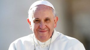 Papa Francesco in visita a Napoli alla Pontificia Facoltà a giugno 2019