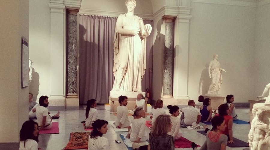 Yoga at MANN in Naples: realx for body and mind at the Archaeological Museum