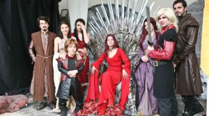 Cosplay von Game of Thrones im Comicon in Neapel