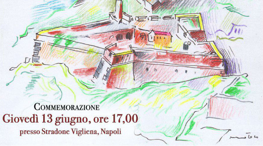 Commemorazioone Forte di Vigliena en Nápoles