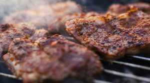 Carne de cangrejo a la parrilla