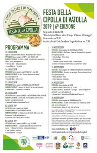 Programme du festival de l'oignon à Vatolla 2019