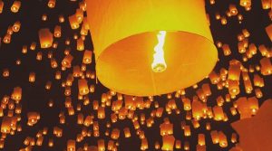 Flying lanterns